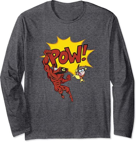 Fairly Oddparents Crimson Chin & Cleft Long Sleeve T.